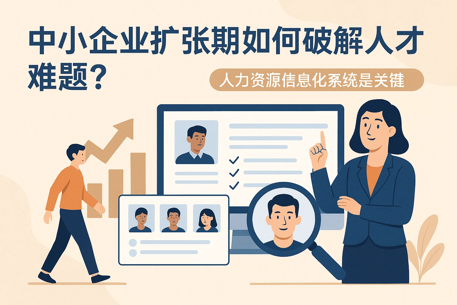 中小企业扩张期如何破解人才难题?人力资源信息化系统是关键