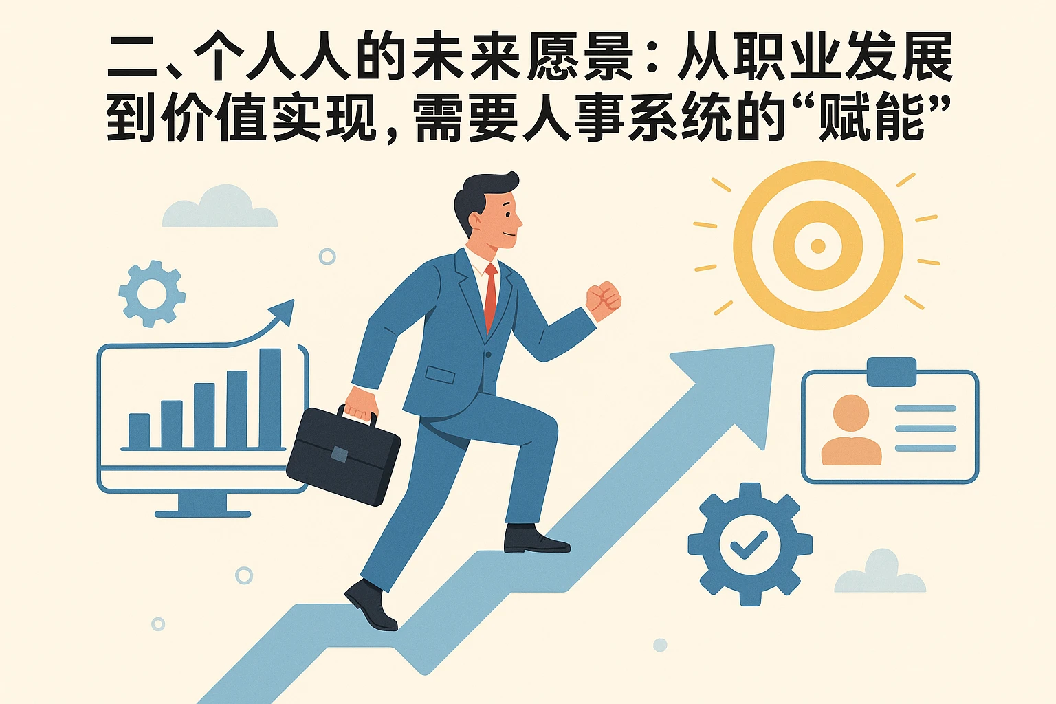 二、个人的未来愿景：从职业发展到价值实现，需要人事系统的“赋能”