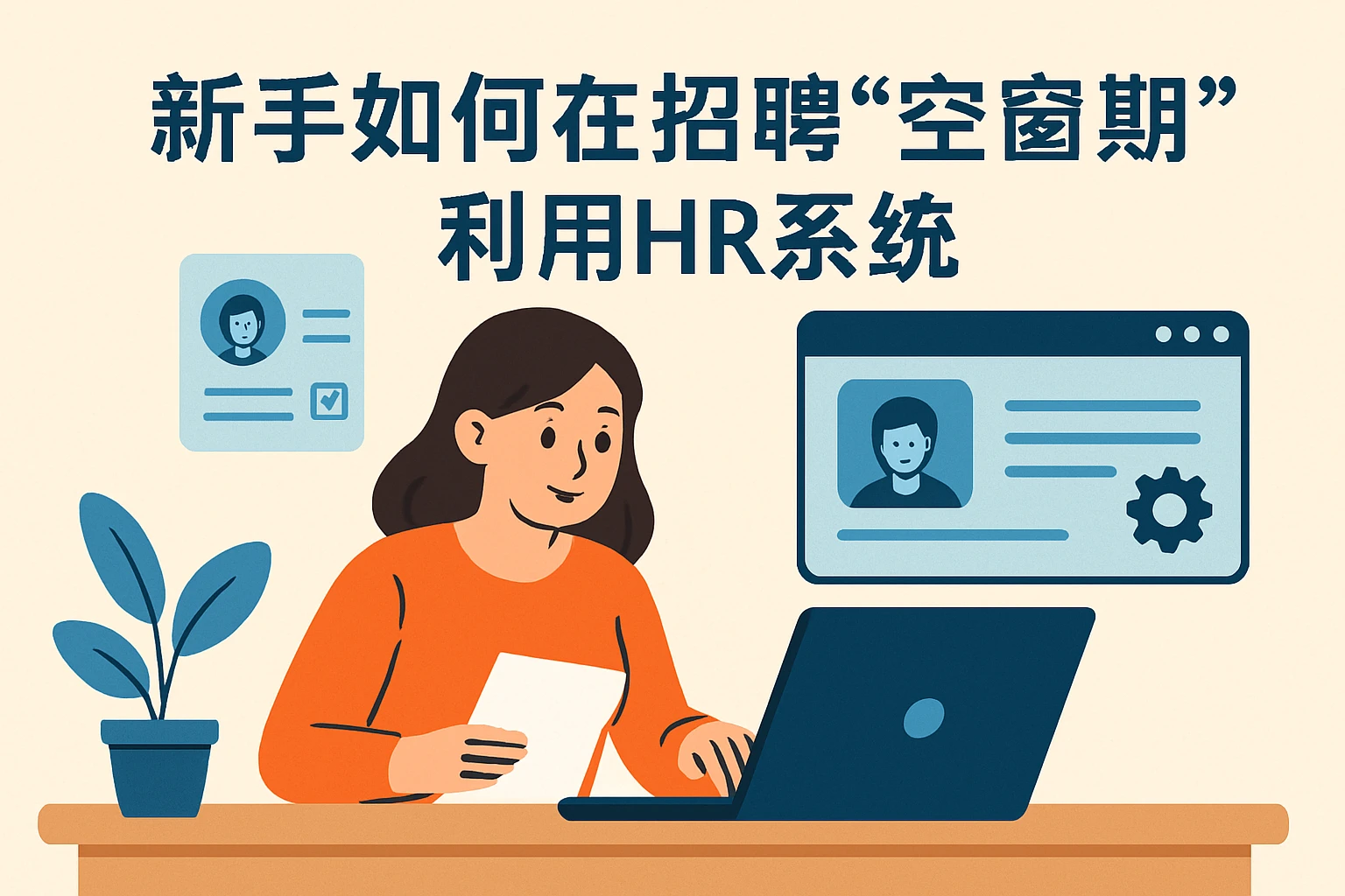 新手如何在招聘“空窗期”利用HR系统
