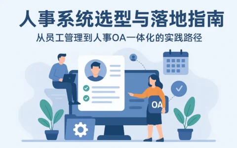 人事系统选型与落地指南：从员工管理到人事OA一体化的实践路径