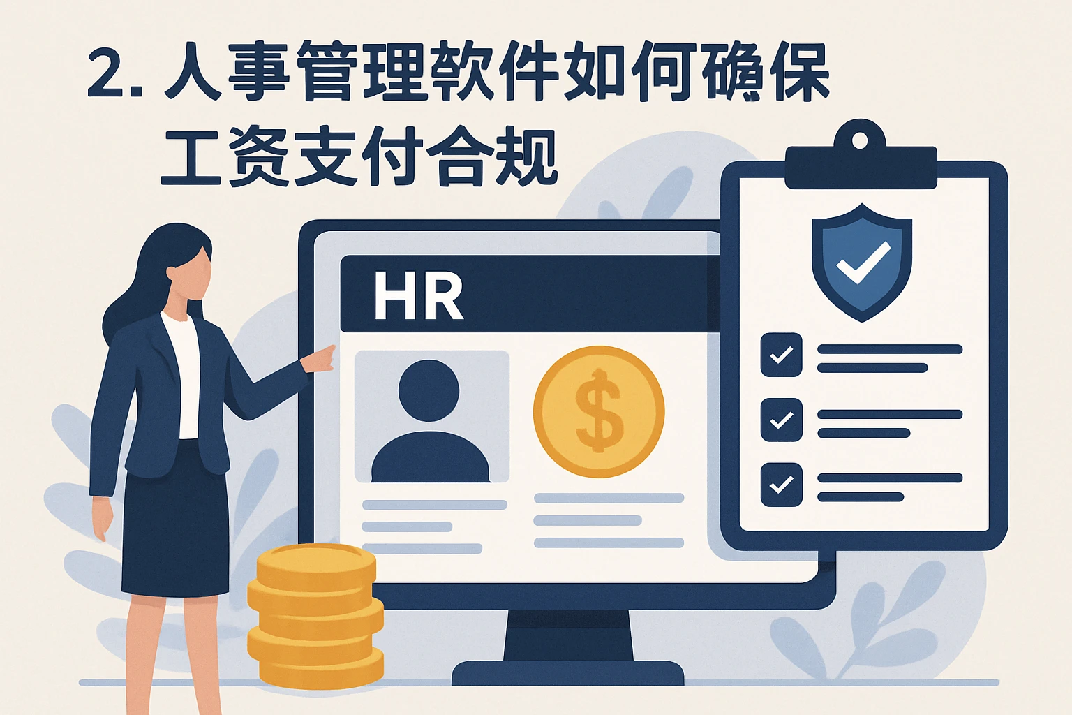 2. 人事管理软件如何确保工资支付合规