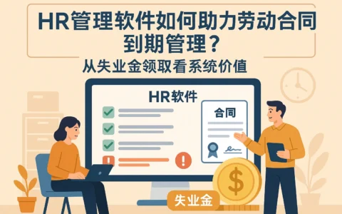 HR管理软件如何助力劳动合同到期管理？从失业金领取看系统价值