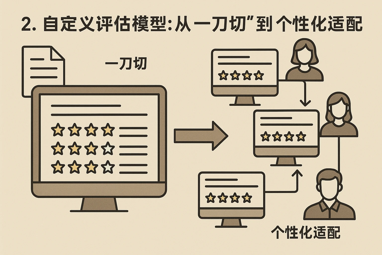 2. 自定义评估模型：从“一刀切”到“个性化适配”