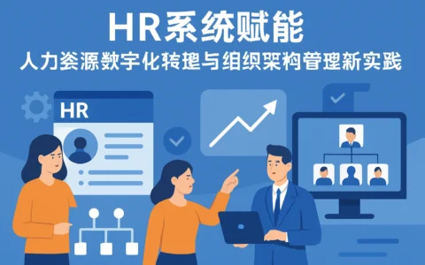 HR系统赋能人力资源数字化转型与组织架构管理新实践