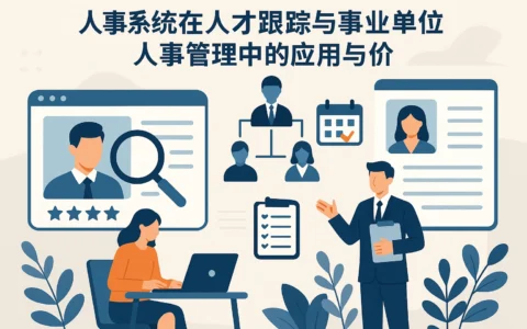 人事系统在人才跟踪与事业单位人事管理中的应用与价值