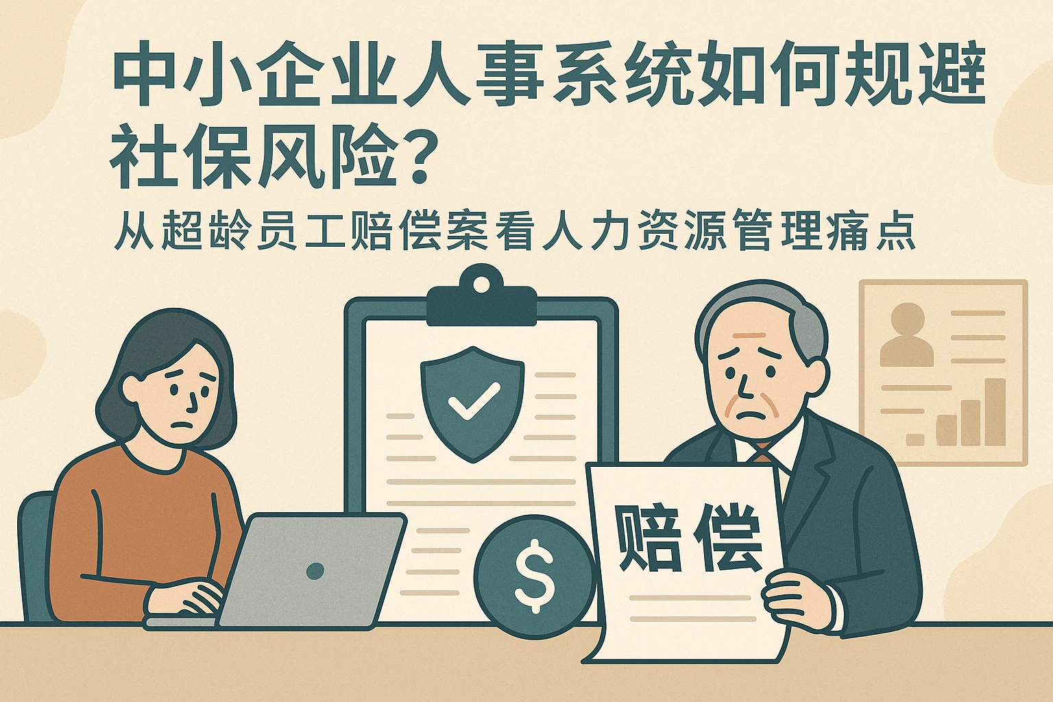 中小企业人事系统如何规避社保风险？从超龄员工赔偿案看人力资源管理痛点