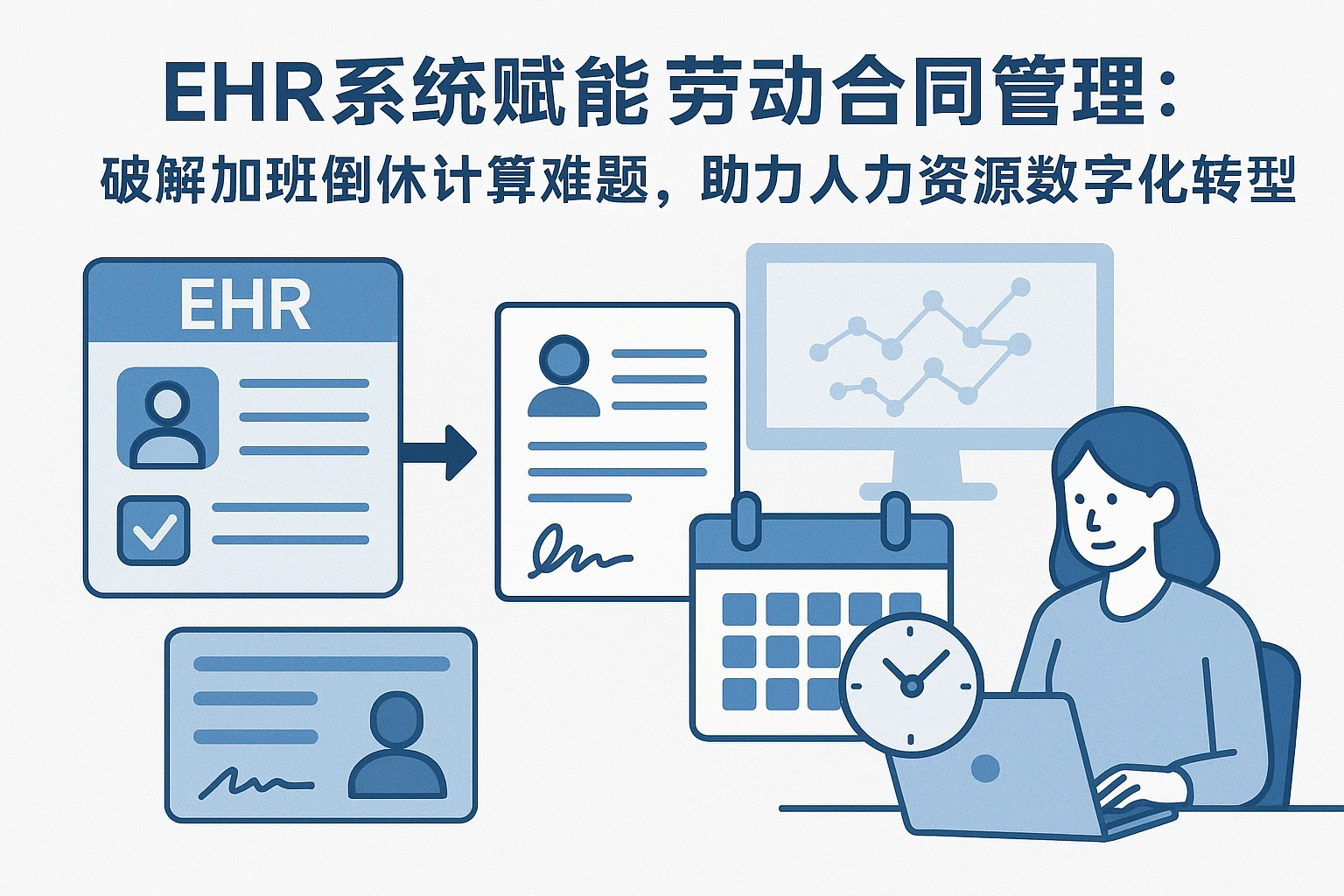 EHR系统赋能劳动合同管理：破解加班倒休计算难题，助力人力资源数字化转型