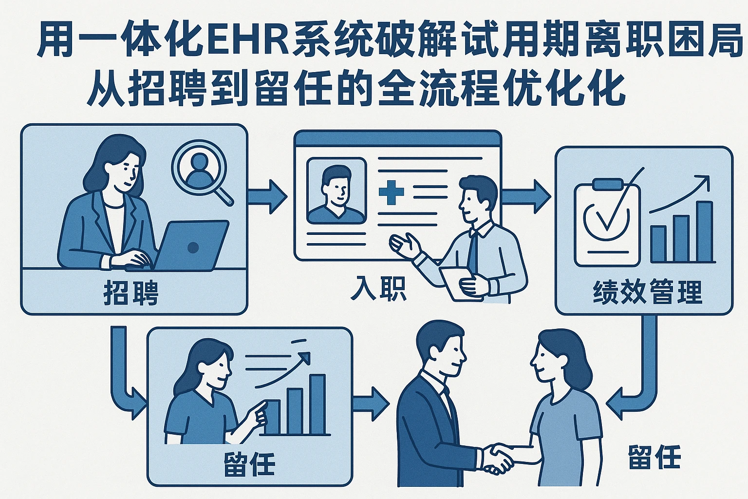用一体化EHR系统破解试用期离职困局：从招聘到留任的全流程优化