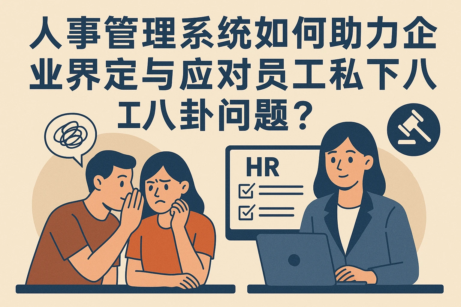 人事管理系统如何助力企业界定与应对员工私下八卦问题？