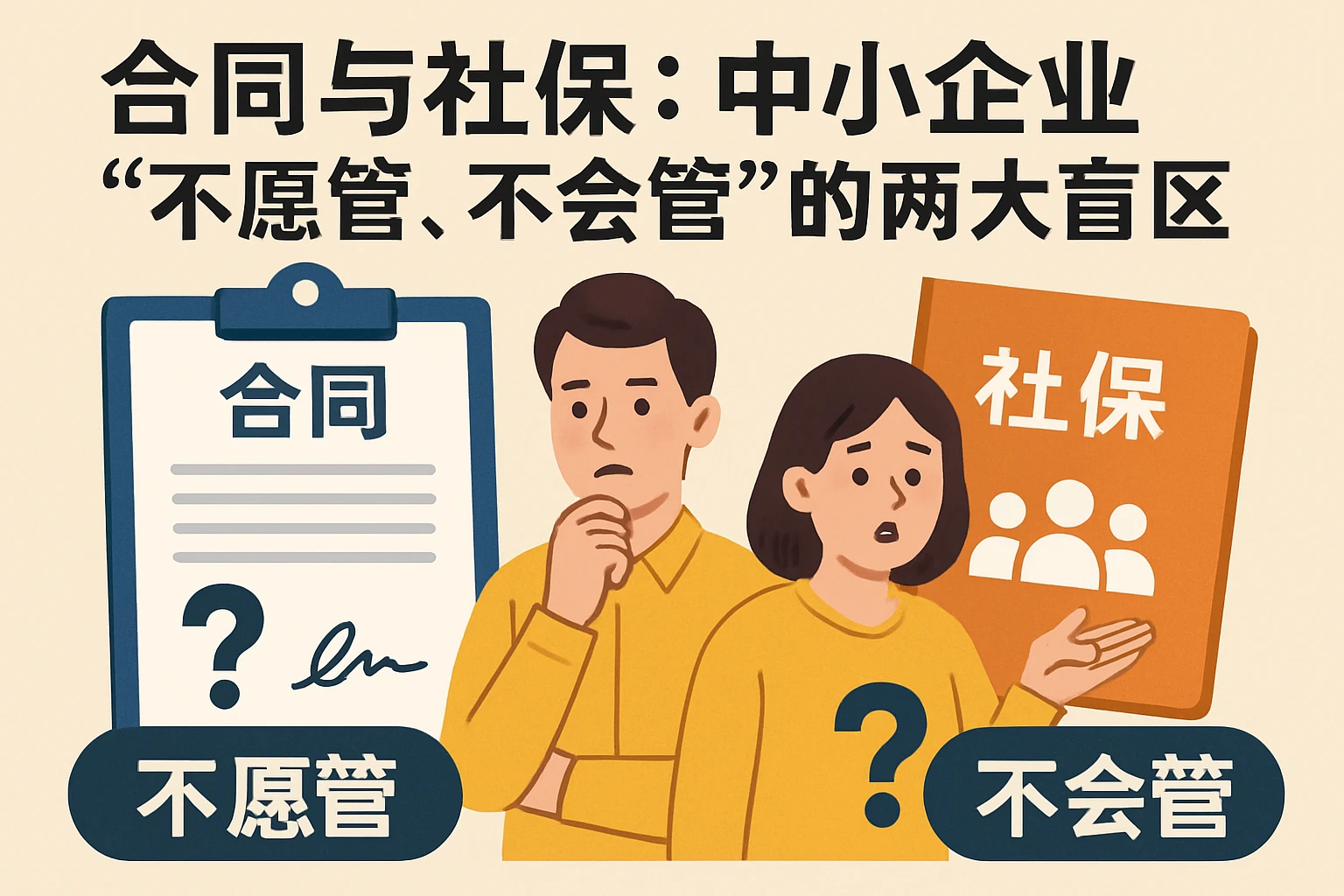 2. 合同与社保：中小企业“不愿管、不会管”的两大盲区
