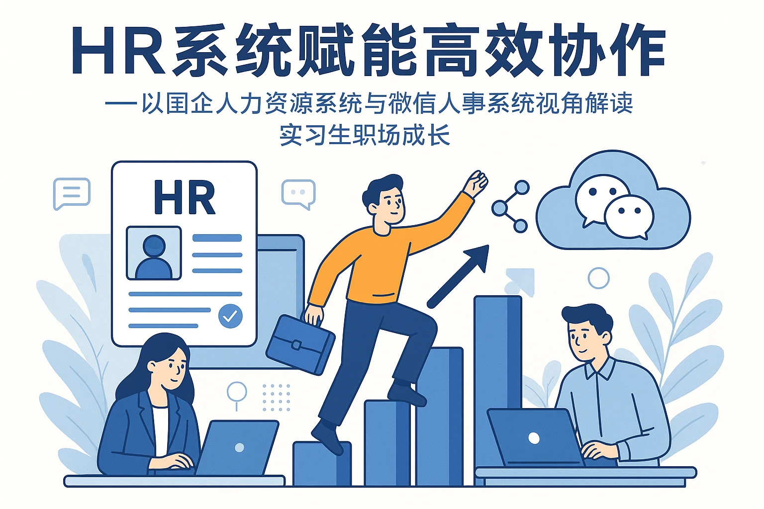 HR系统赋能高效协作——以国企人力资源系统与微信人事系统视角解读实习生职场成长