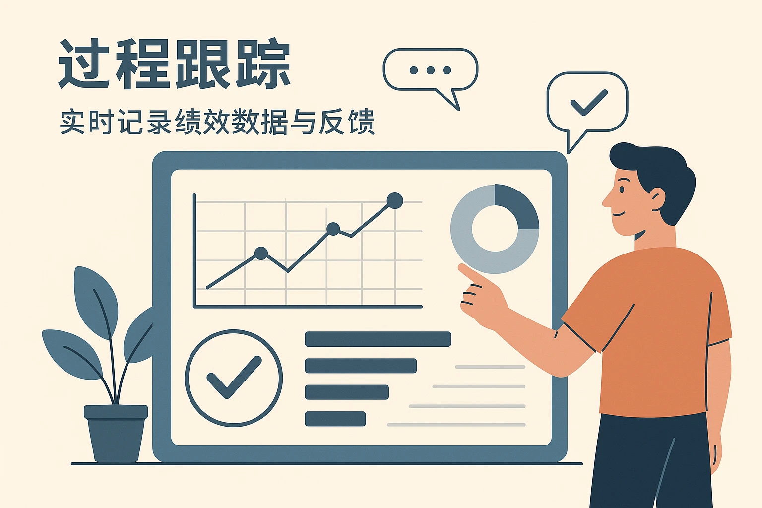 2. 过程跟踪：实时记录绩效数据与反馈