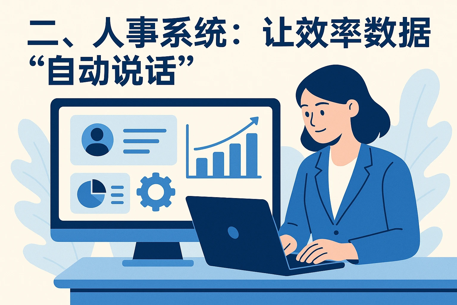 二、人事系统：让效率数据“自动说话”