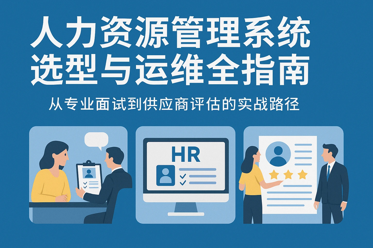 人力资源管理系统选型与运维全指南：从专业面试到供应商评估的实战路径
