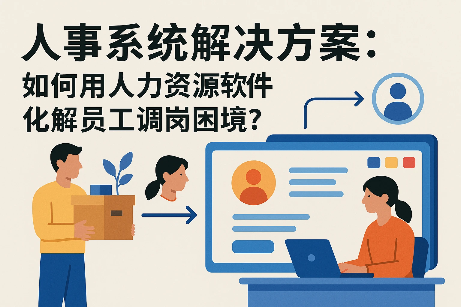 人事系统解决方案：如何用人力资源软件化解员工调岗困境？