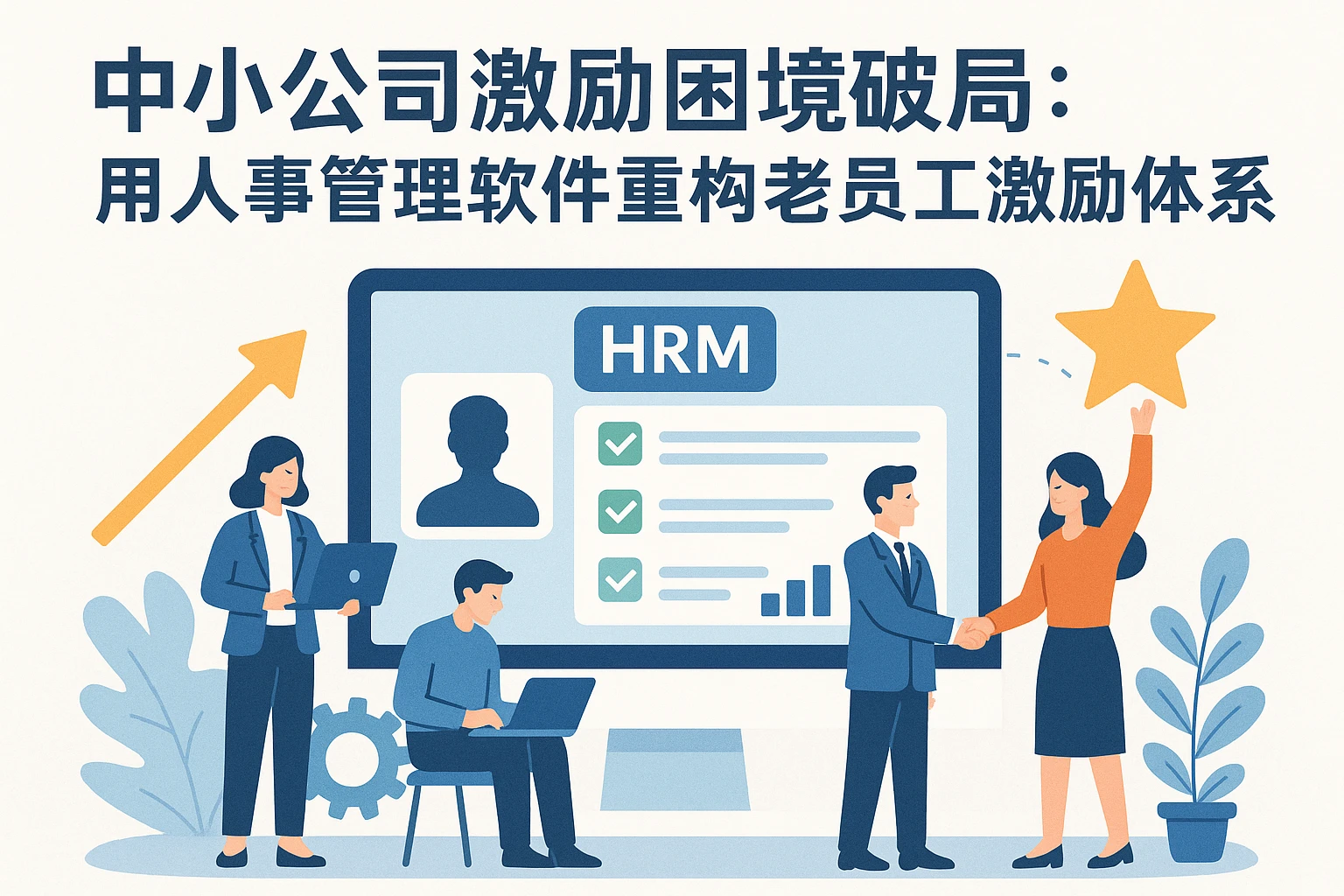 中小公司激励困境破局：用人事管理软件重构老员工激励体系