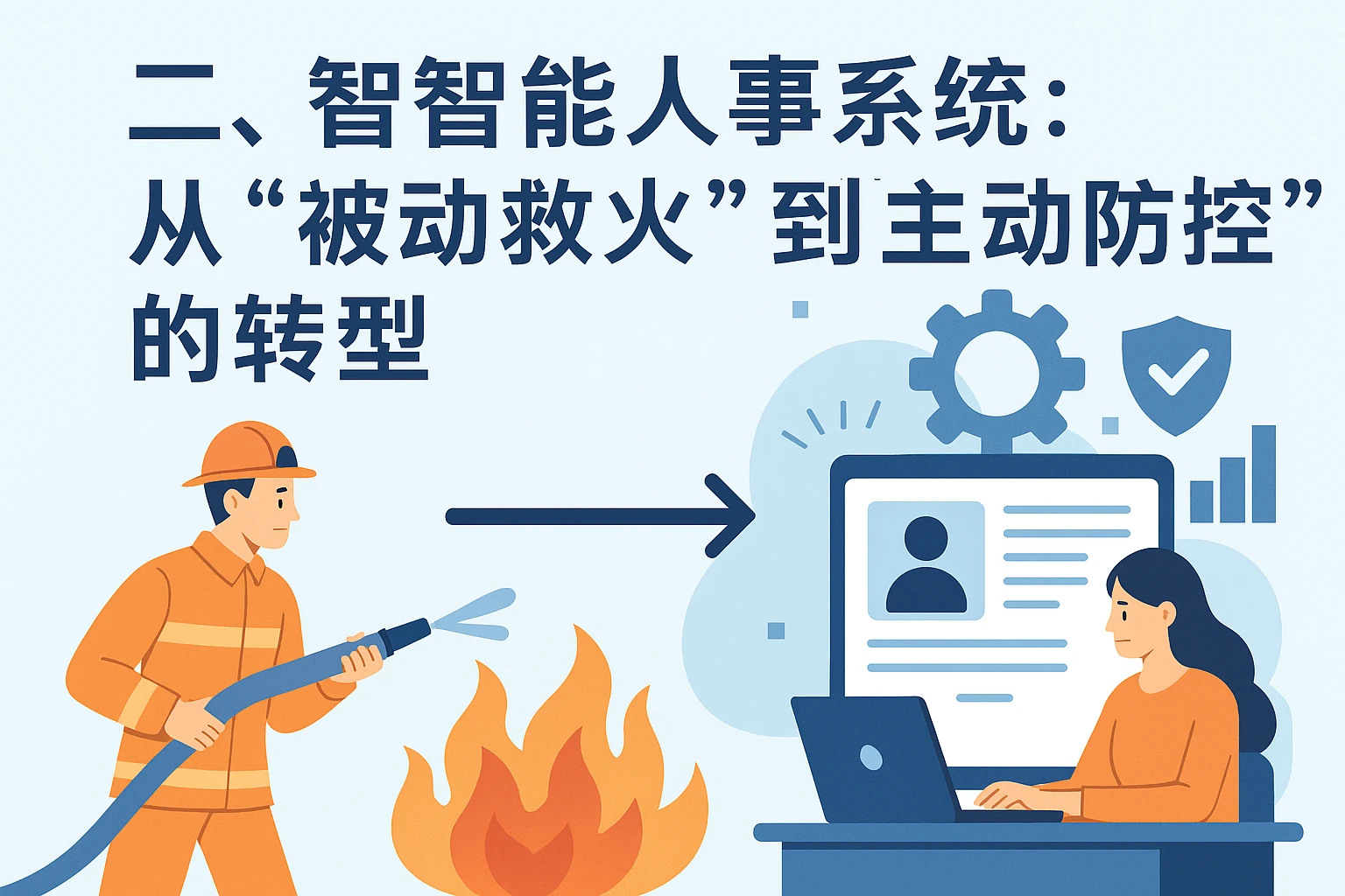 二、智能人事系统：从“被动救火”到“主动防控”的转型