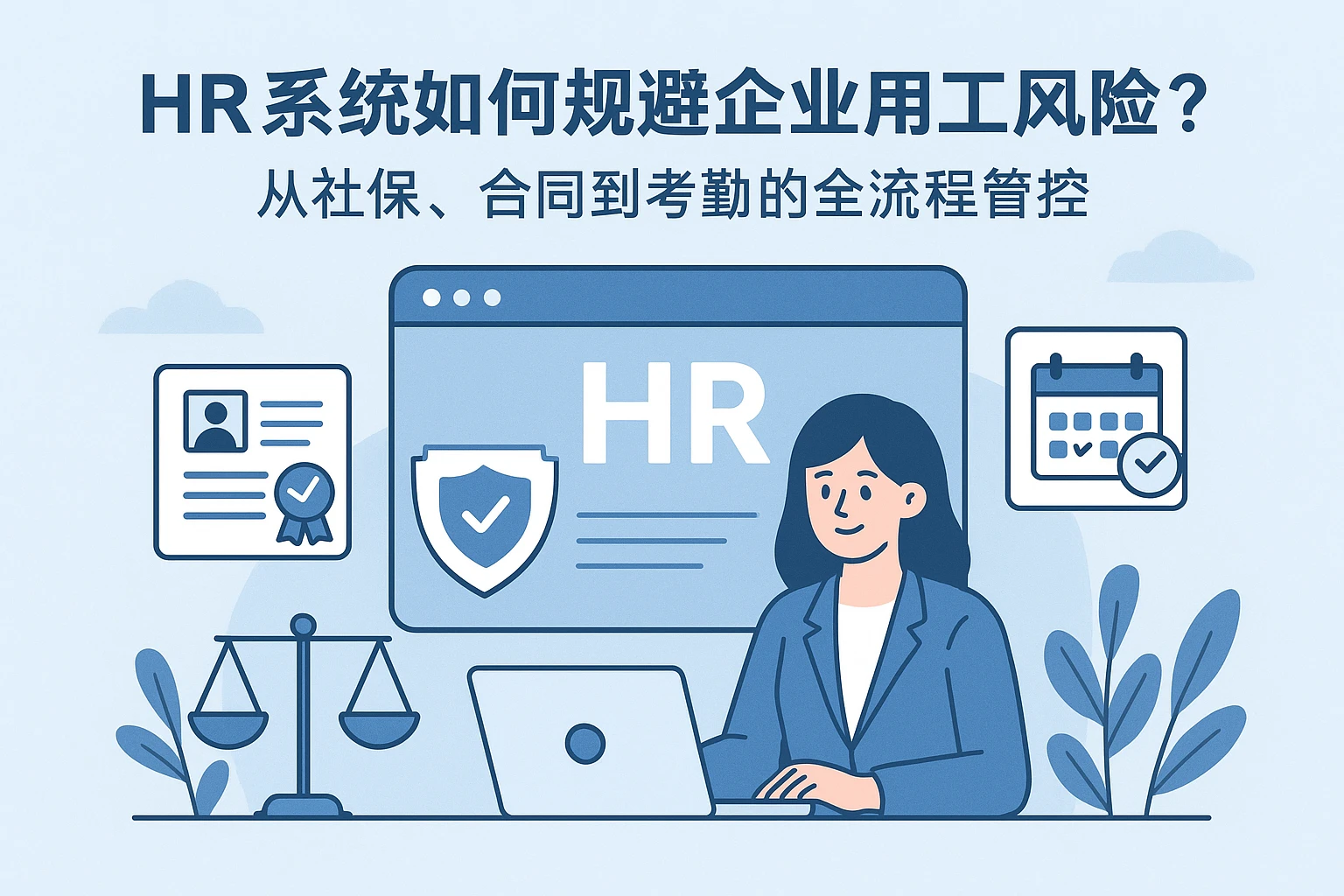 HR系统如何规避企业用工风险？从社保、合同到考勤的全流程管控