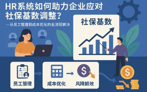 HR系统如何助力企业应对社保基数调整？——从员工管理到成本优化的全流程解决方案