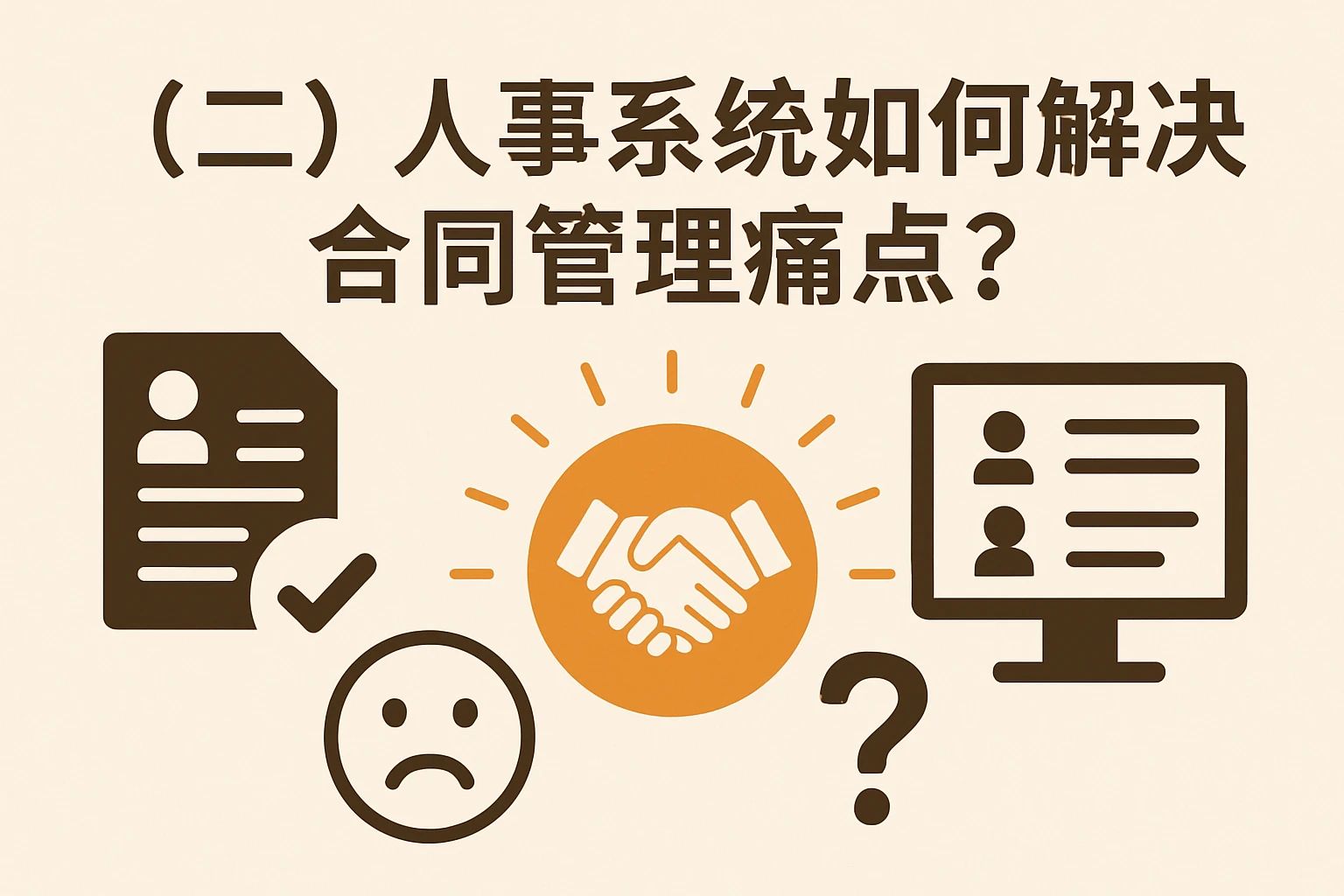 （二）人事系统如何解决合同管理痛点？