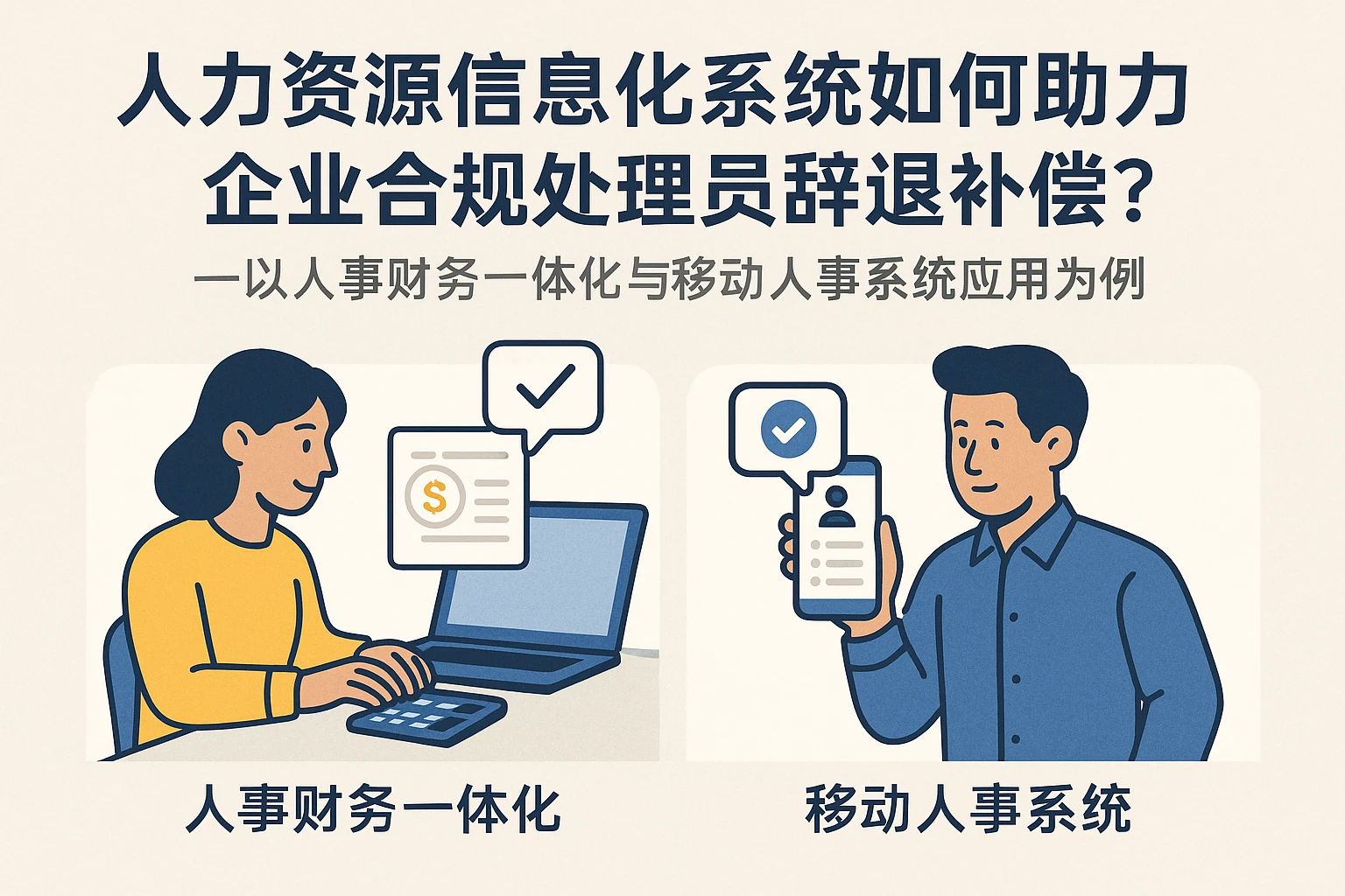 人力资源信息化系统如何助力企业合规处理员工辞退补偿？——以人事财务一体化与移动人事系统应用为例