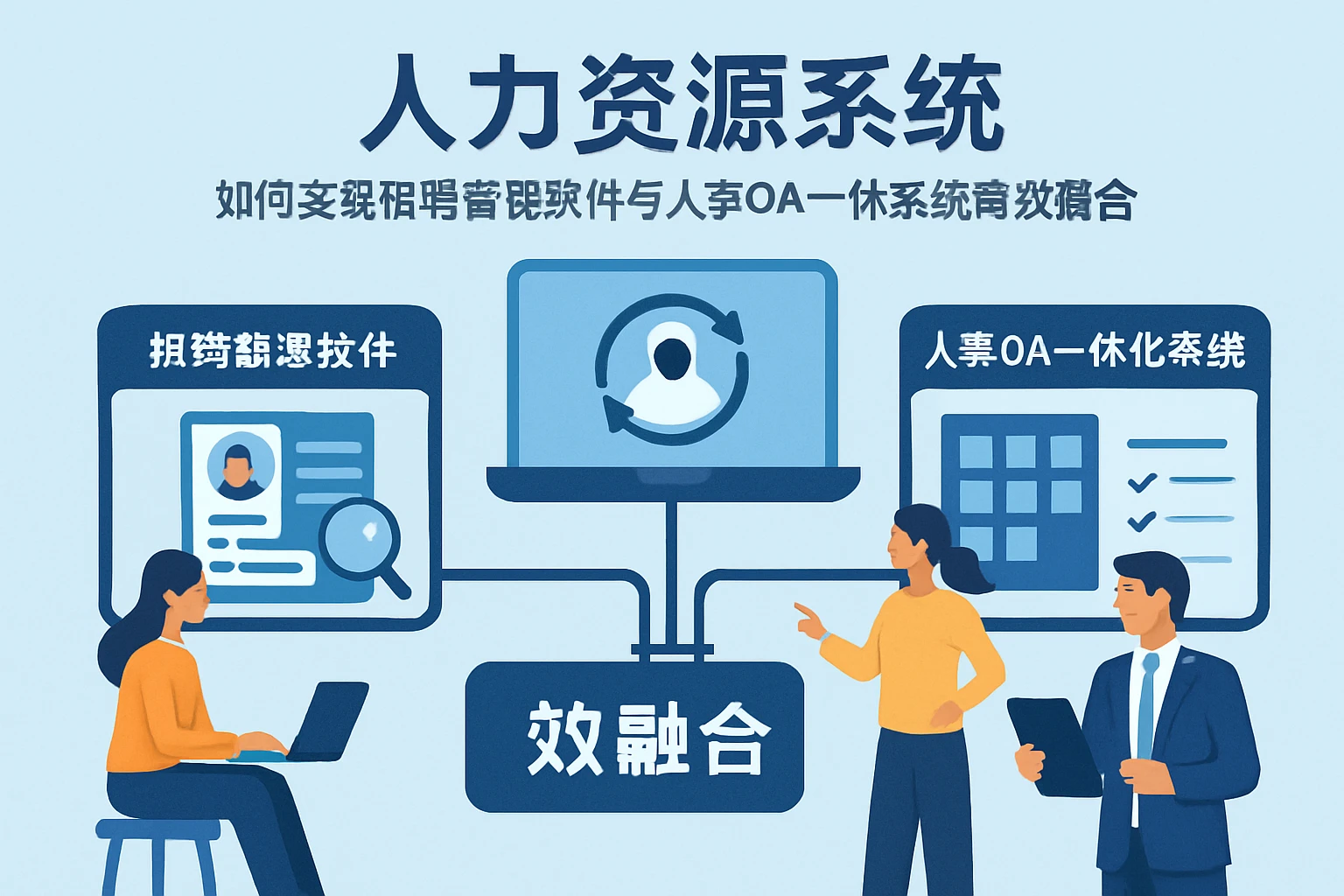 人力资源系统如何实现招聘管理软件与人事OA一体化系统的高效融合