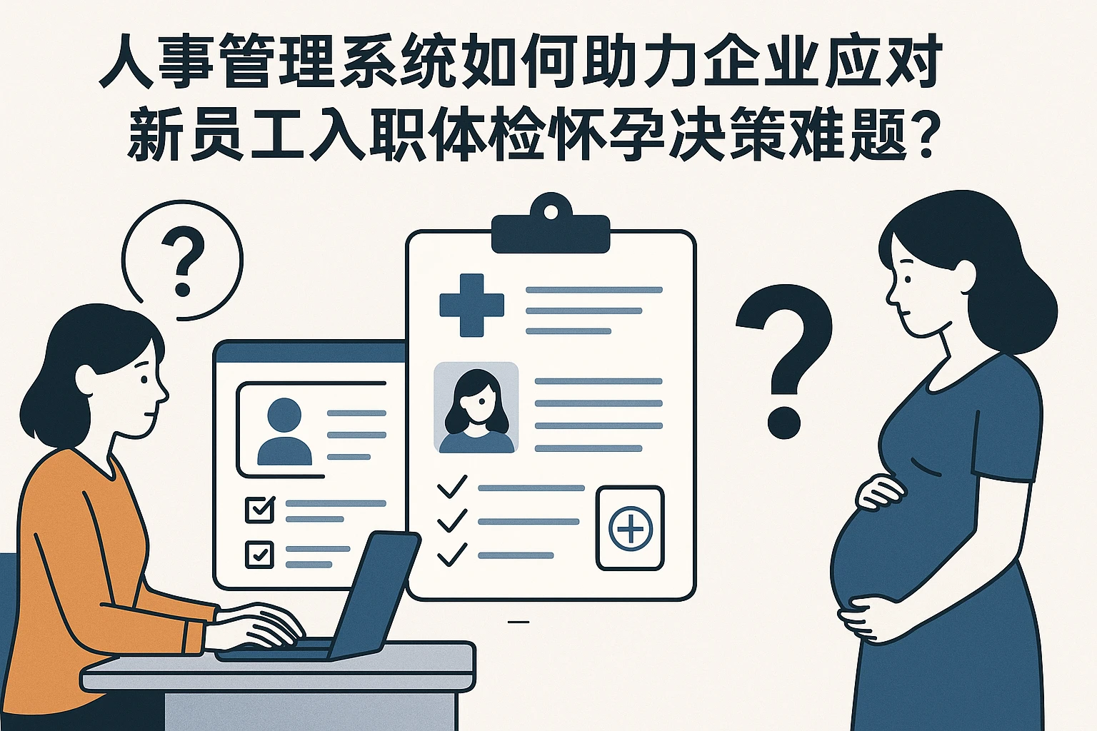 人事管理系统如何助力企业应对新员工入职体检怀孕决策难题？