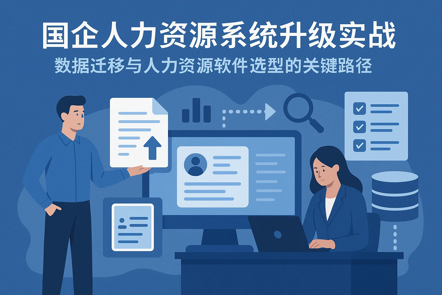 国企人力资源系统升级实战：数据迁移与人力资源软件选型的关键路径