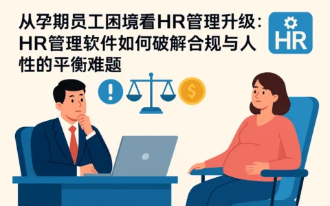从孕期员工困境看HR管理升级：HR管理软件如何破解合规与人性的平衡难题