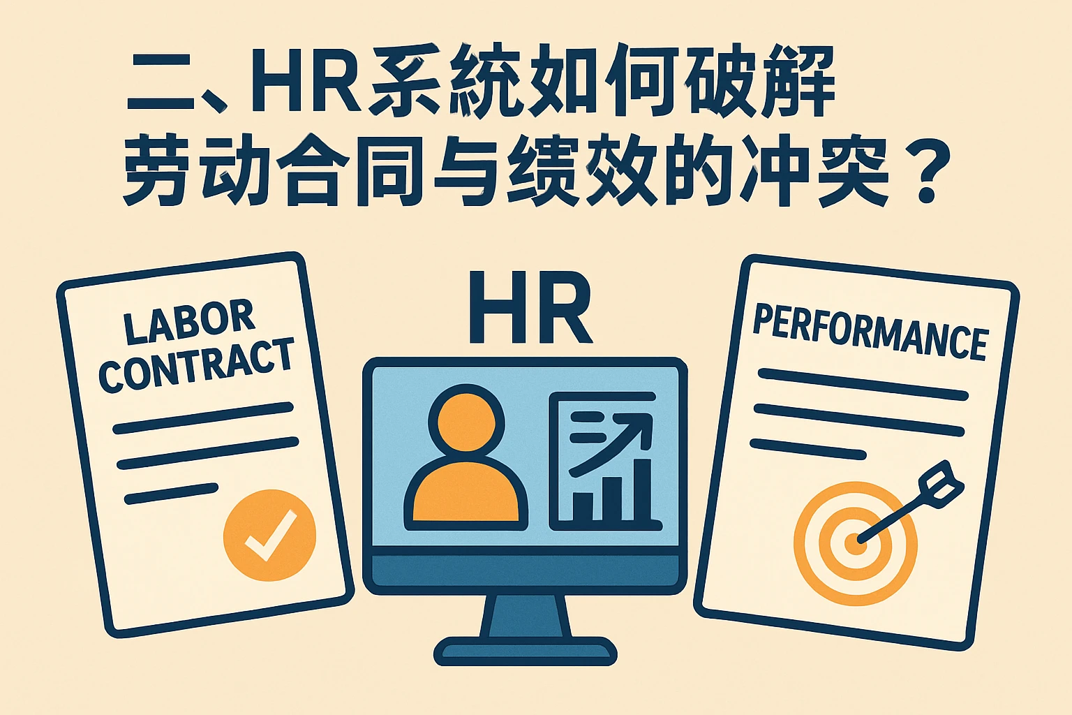 二、HR系统如何破解劳动合同与绩效的冲突？