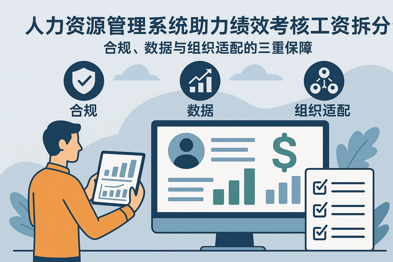 人力资源管理系统助力绩效考核工资拆分：合规、数据与组织适配的三重保障