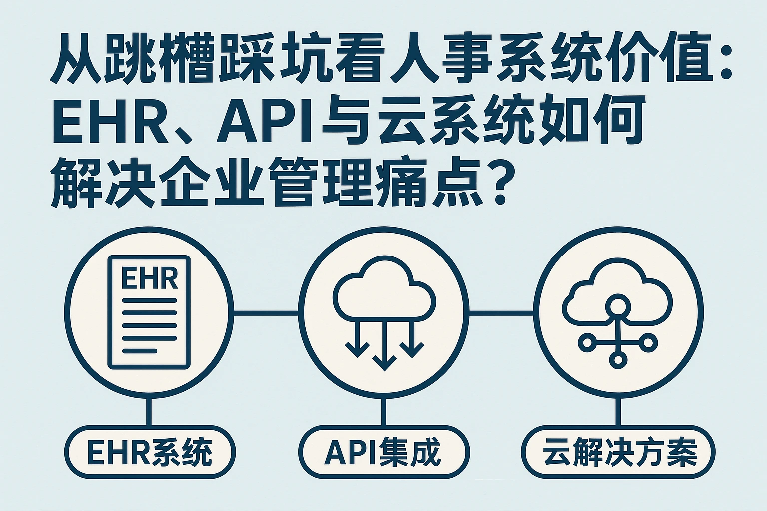 从跳槽踩坑看人事系统价值：EHR、API与云系统如何解决企业管理痛点？