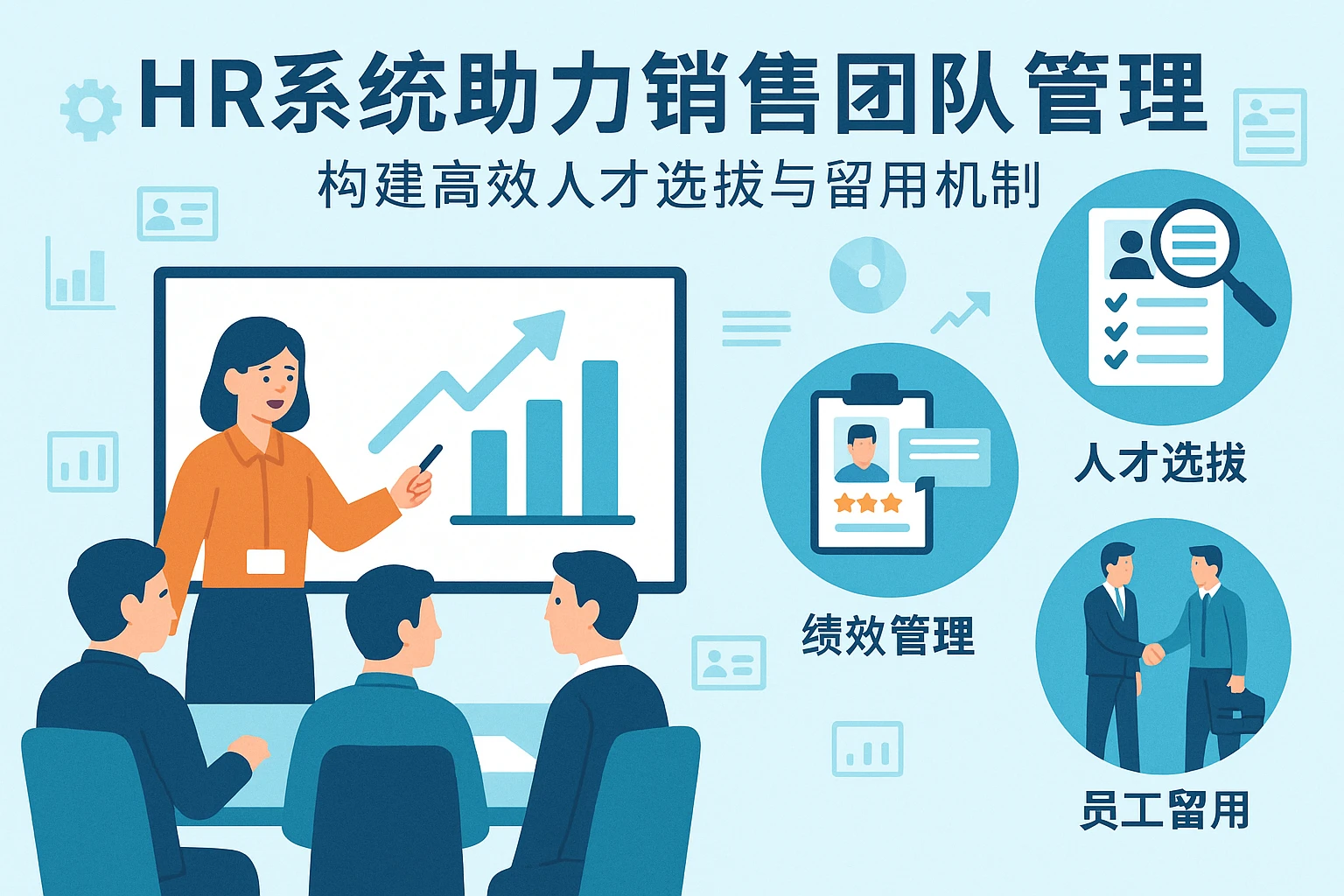 HR系统助力销售团队管理：构建高效人才选拔与留用机制