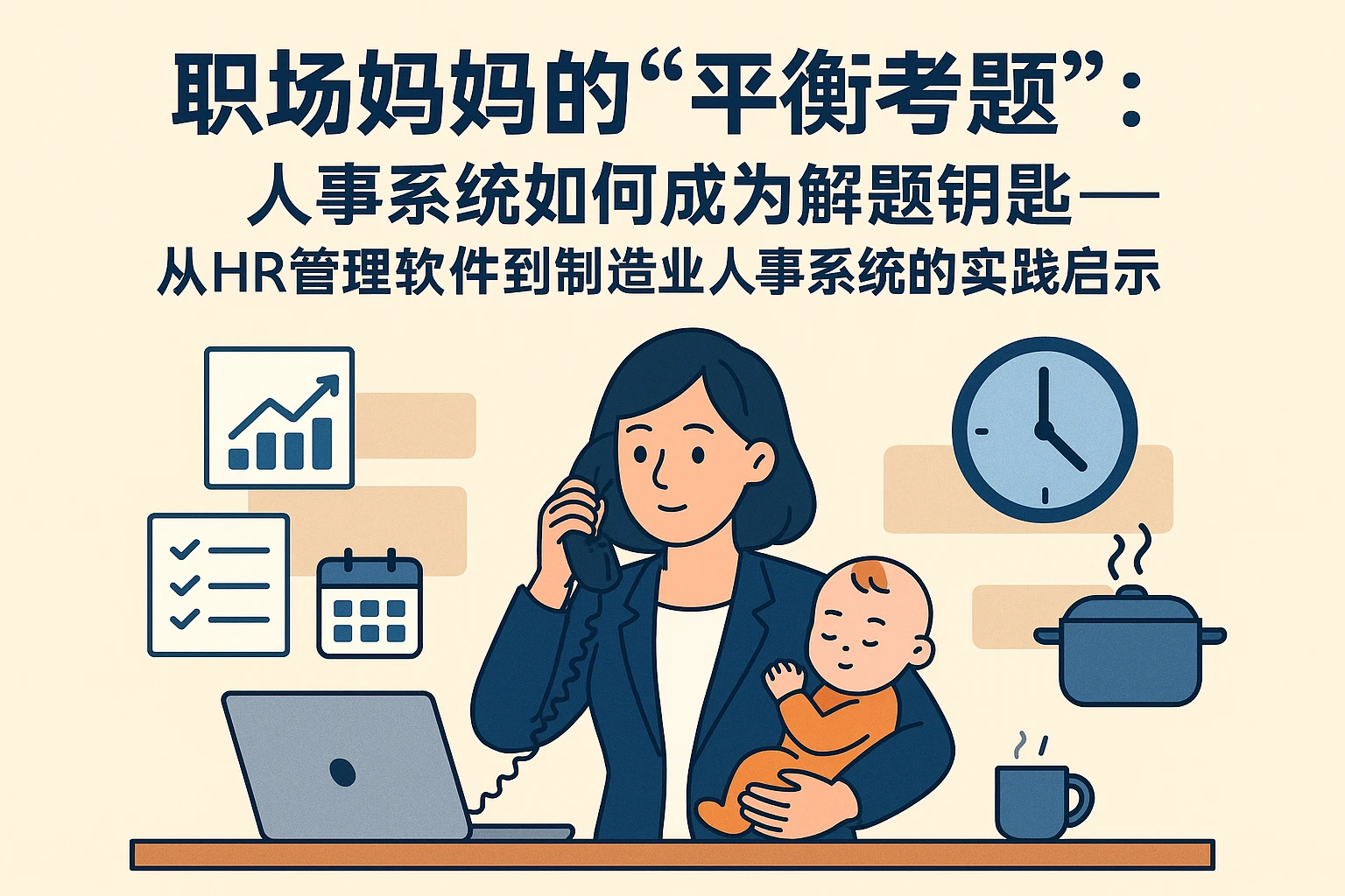 职场妈妈的“平衡考题”：人事系统如何成为解题钥匙——从HR管理软件到制造业人事系统的实践启示