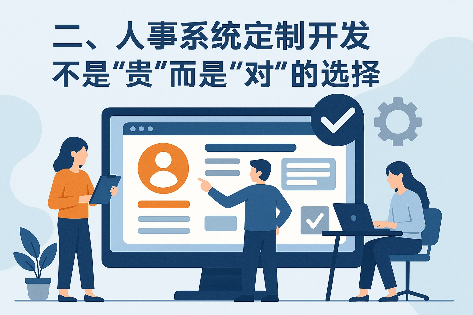 二、人事系统定制开发：不是“贵”而是“对”的选择