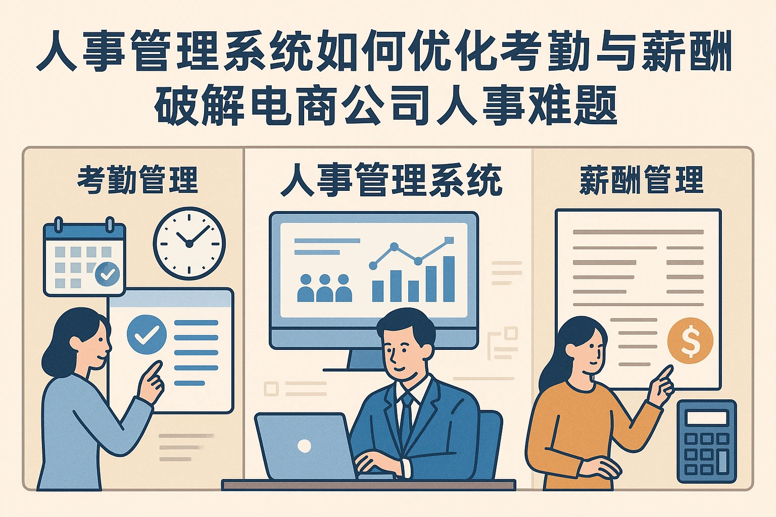 人事管理系统如何优化考勤与薪酬管理——破解电商公司人事难题