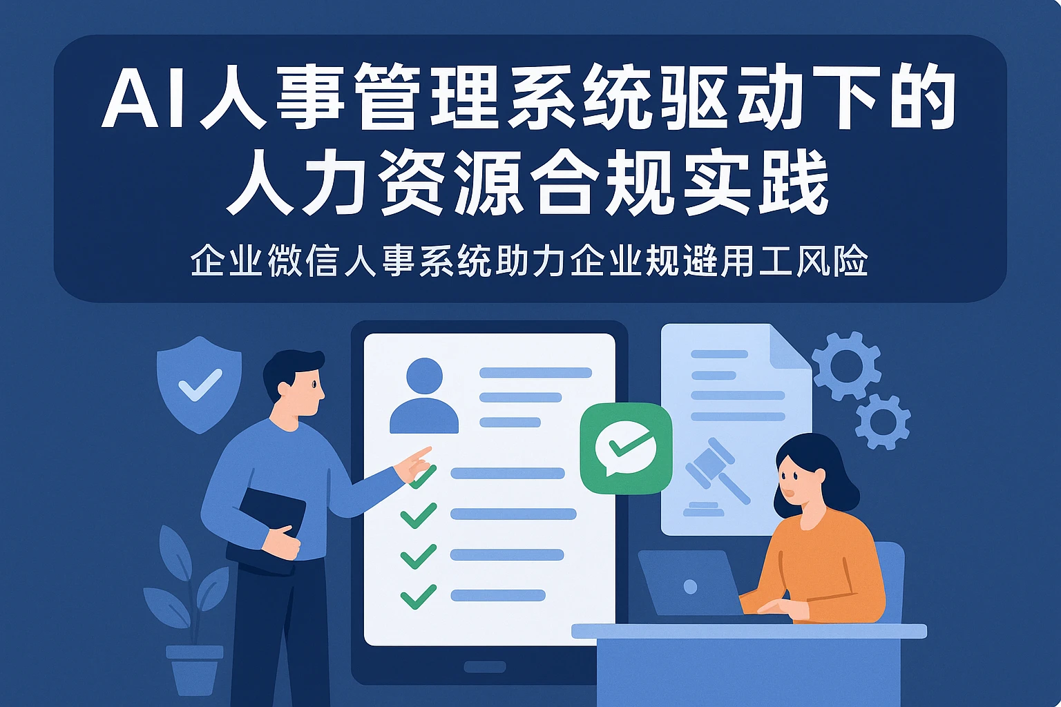 AI人事管理系统驱动下的人力资源合规实践——企业微信人事系统助力企业规避用工风险