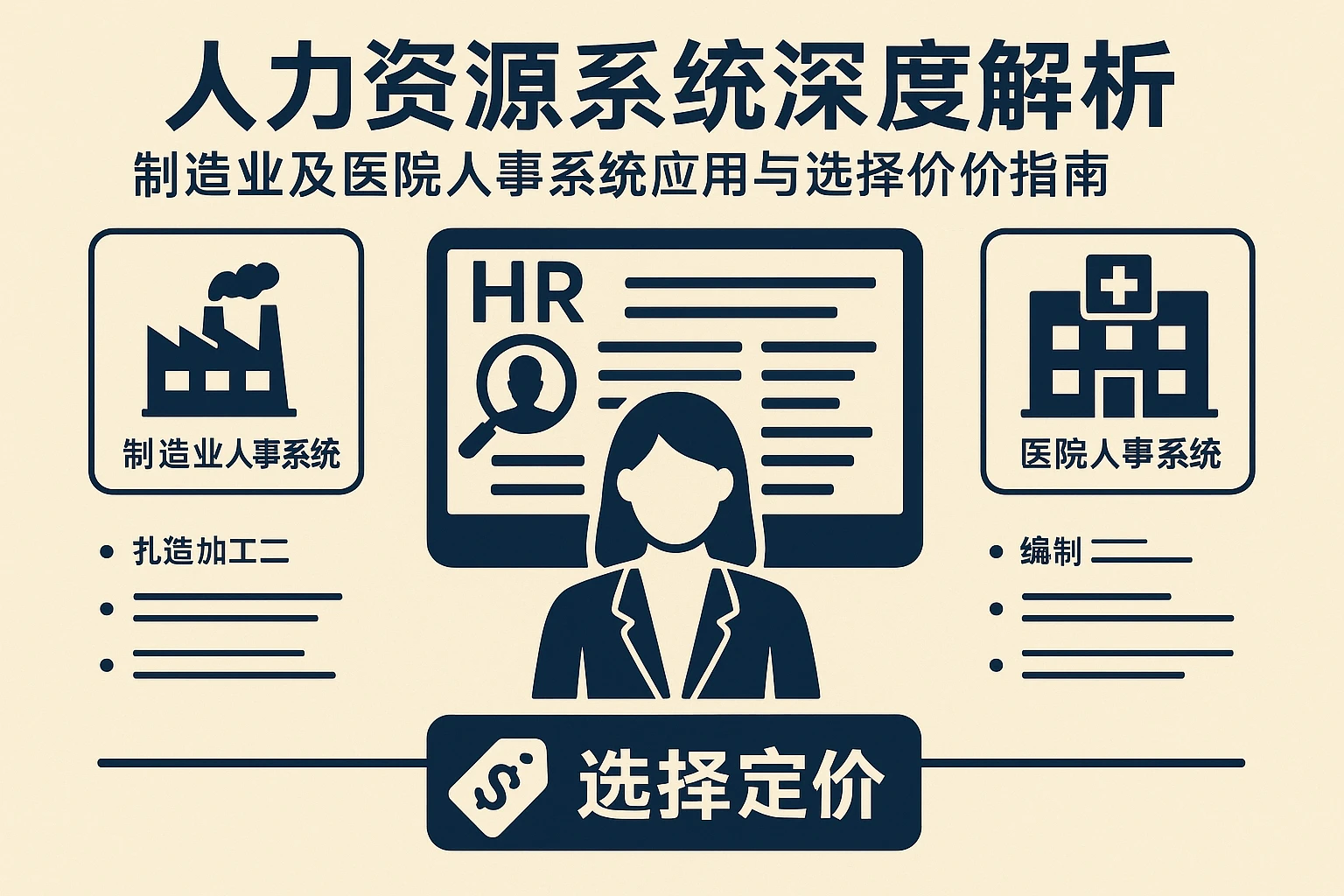 人力资源系统深度解析：制造业及医院人事系统应用与选择报价指南