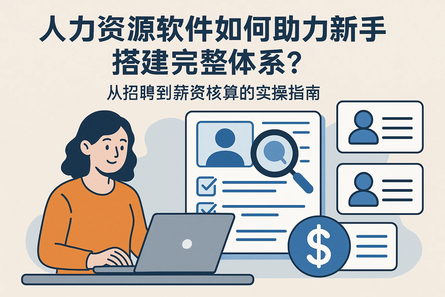 人力资源软件如何助力新手搭建完整体系？从招聘到薪资核算的实操指南