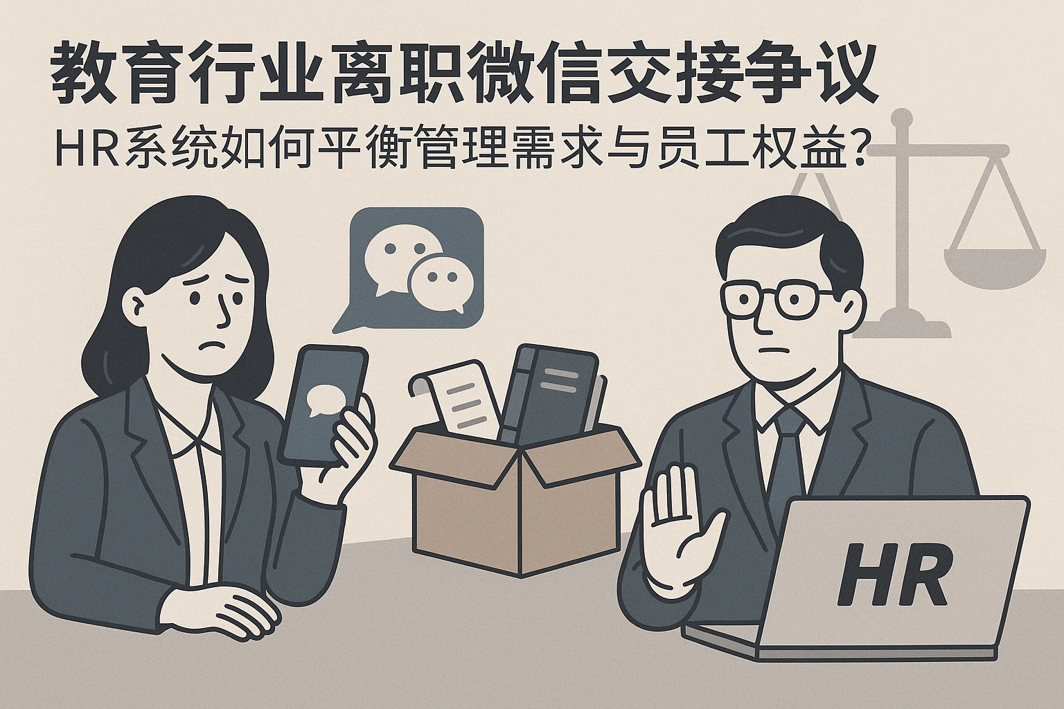 教育行业离职微信交接争议：HR系统如何平衡管理需求与员工权益？