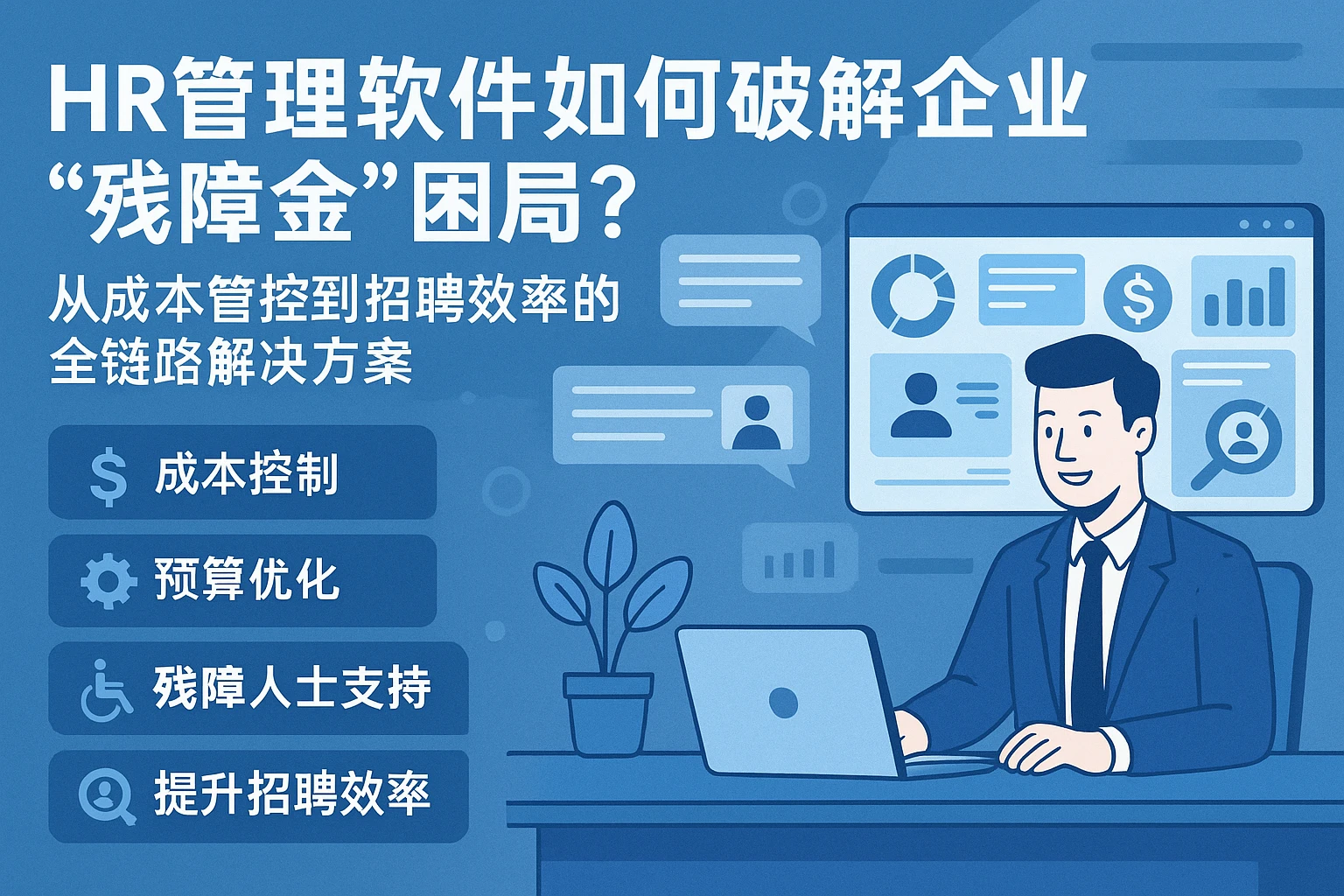 HR管理软件如何破解企业残障金困局？从成本管控到招聘效率的全链路解决方案