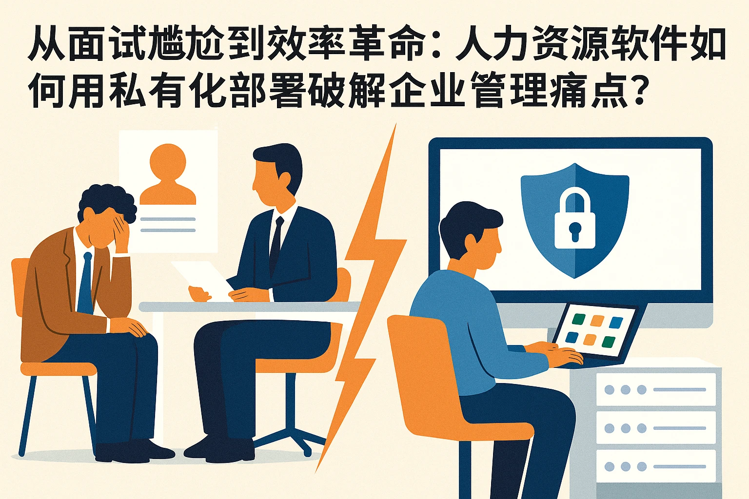 从面试尴尬到效率革命：人力资源软件如何用私有化部署破解企业管理痛点？