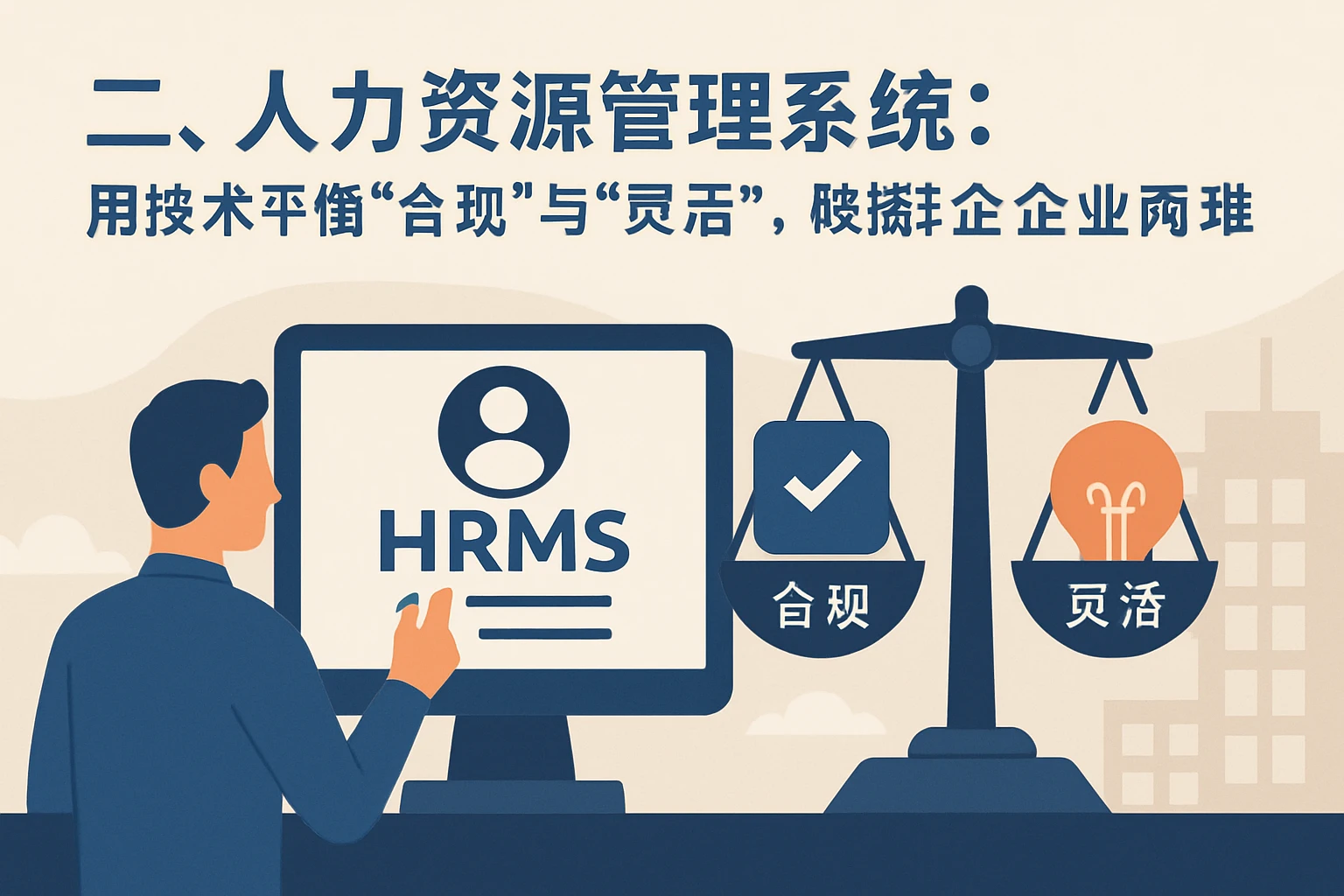 二、人力资源管理系统：用技术平衡“合规”与“灵活”，破解企业两难