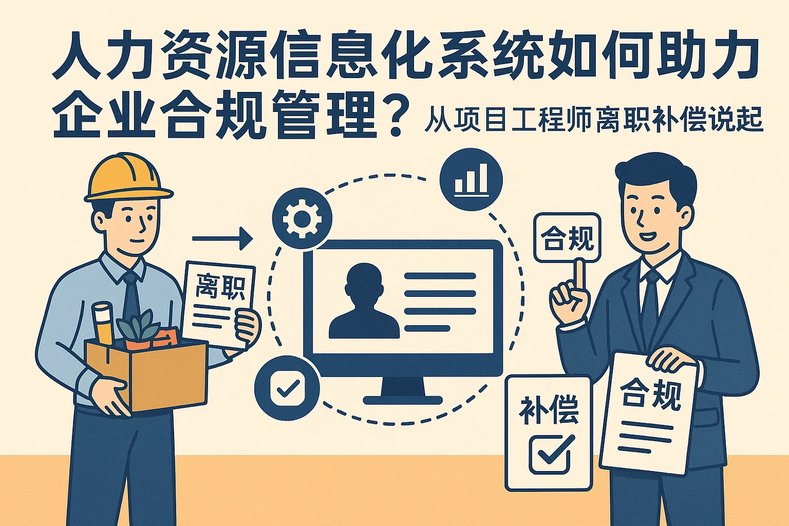 人力资源信息化系统如何助力企业合规管理？从项目工程师离职补偿说起