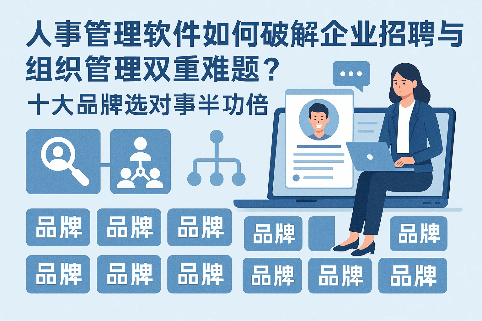 人事管理软件如何破解企业招聘与组织管理双重难题？十大品牌选对事半功倍