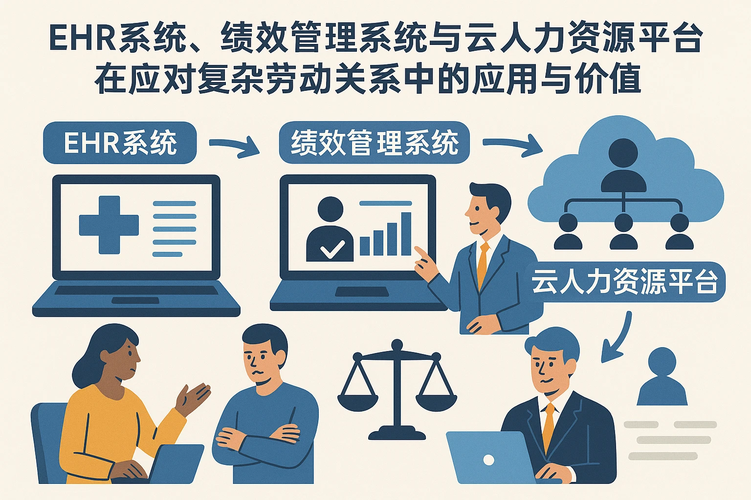 EHR系统、绩效管理系统与云人力资源平台在应对复杂劳动关系中的应用与价值