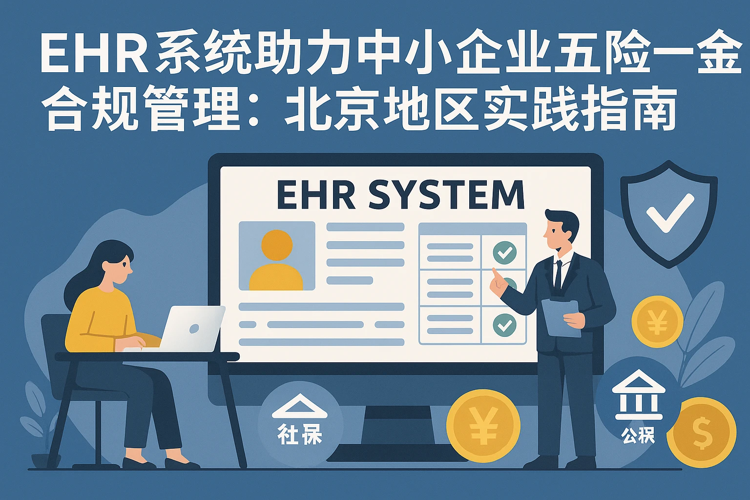 EHR系统助力中小企业五险一金合规管理：北京地区实践指南