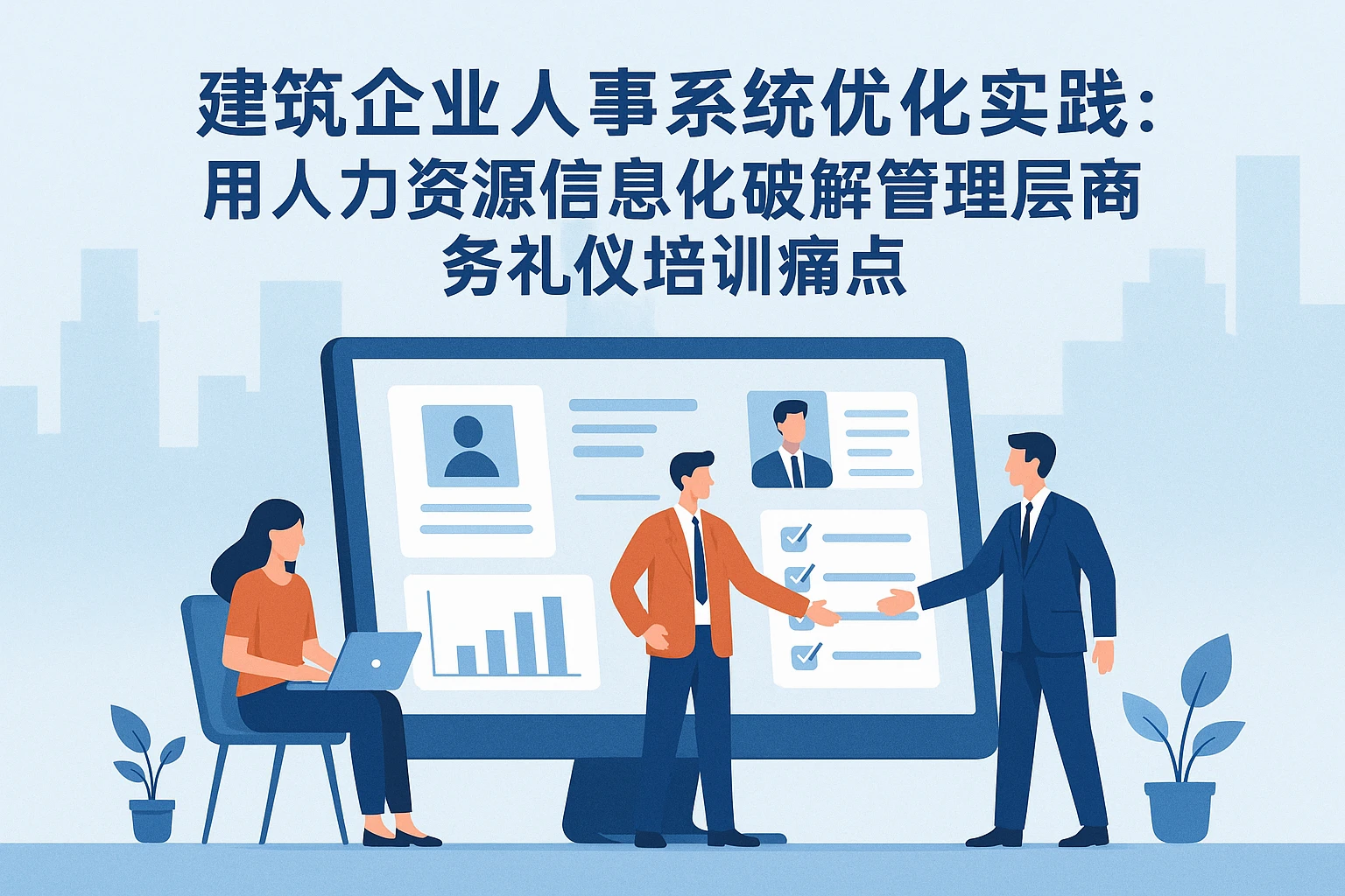 建筑企业人事系统优化实践：用人力资源信息化破解管理层商务礼仪培训痛点