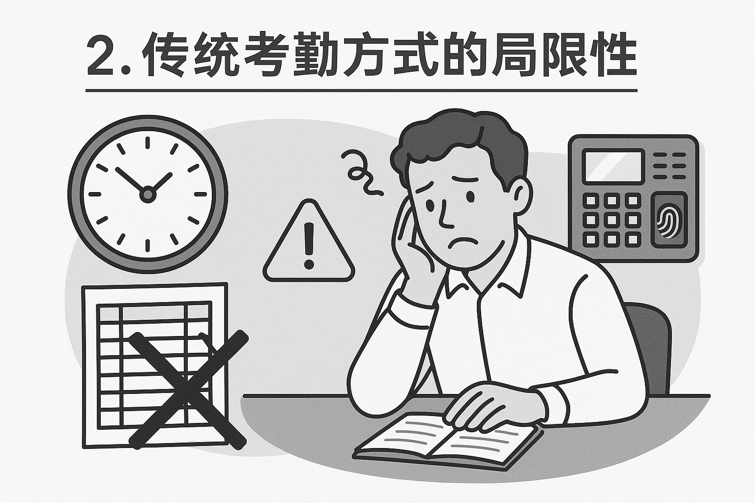 2. 传统考勤方式的局限性