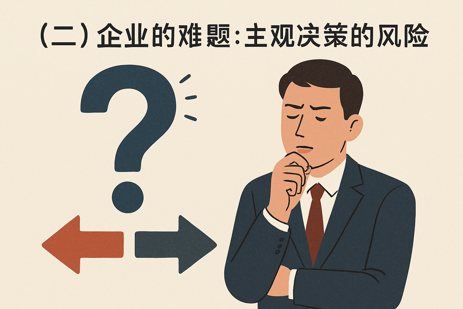 （二）企业的难题：主观决策的风险